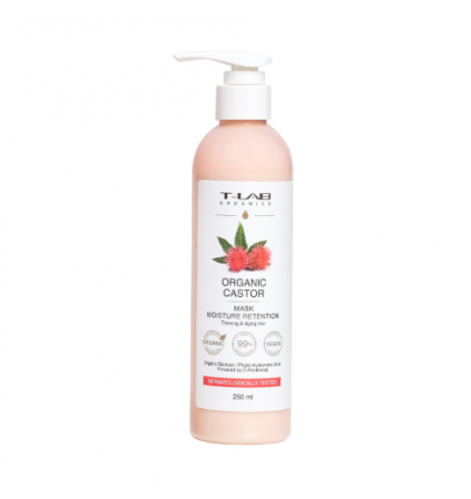 Sampon,balsam,masti si tratamente pentru par - Masca hidratanta cu extract de ricin organic pentru parul subtiat si degradat,250ml