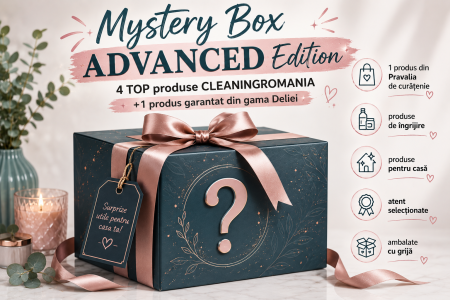 Cosmetice & Ingrijire Personala - Mistery Box Advanced Edition - 4 TOP produse CLEANINGROMANIA + 1 produs garantat din gama Deliei, Prăvălia de curățenie