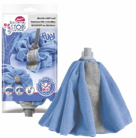 Manere si cozi pentru maturi si mopuri - Mop microfibra tip laveta 190g,Silver Rubi,York