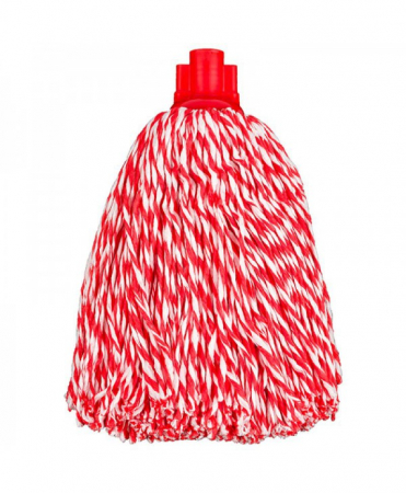Mop umed de microfibra, alb-rosu, 150g [1]