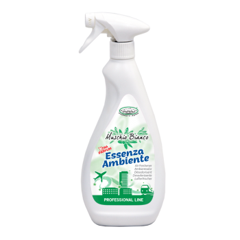 Detergenti Rufe & Intretinere Textile - Neutralizator de miros,spray cu pulverizator, Mosc Alb, 750ml