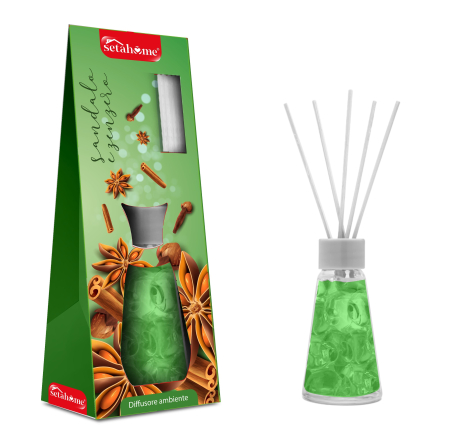 Odorizanti & Neutralizatori pentru Miros - Odorizant camera cu bete ratan-Santal si scortisoara,75ml