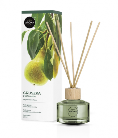 % REDUCERI ODORIZANTI SI NEUTRALIZATORI PENTRU MIROS - Odorizant cu bete de ratan, Pear&Melon, 50ml, Basic, Aroma Home