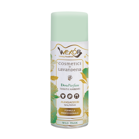 Detergenti Rufe & Intretinere Textile - Odorizant pentru textile si incaperi, Wild Musk, 400 ml, Wexor