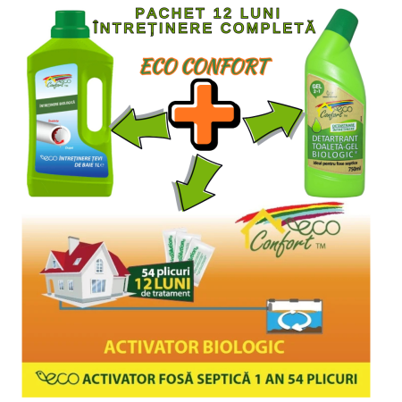 Fose Septice & Întreținere - Pachet intretinere fosa septica tratament 12 luni