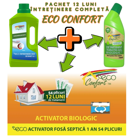 Fose Septice & Întreținere - Pachet intretinere fosa septica tratament 12 luni