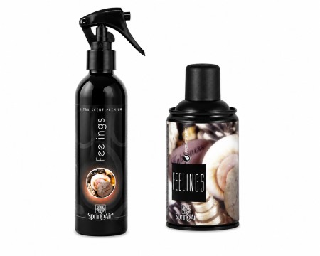 Odorizanti & Neutralizatori pentru Miros - Pachet Odorizare Feelings - Rezerva odorizanta 250 ml + Odorizant ambiental 200 ml, Spring Air