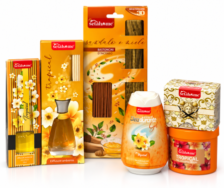 Odorizanti & Neutralizatori pentru Miros - Pachet Odorizare Tropical & Santal cu Miere + CADOU