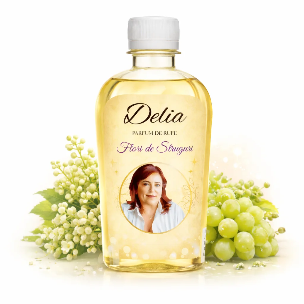 Detergenti Rufe & Intretinere Textile - Parfum de Rufe, Flori de struguri, by Delia, 200 ml, Pravalia de Curatenie