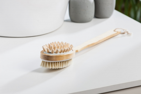 Perie cu maner de lemn pentru baie, York [7]