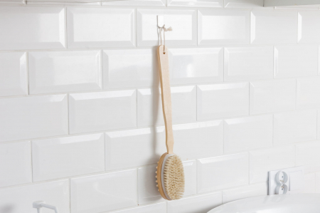 Perie cu maner de lemn pentru baie, York [4]