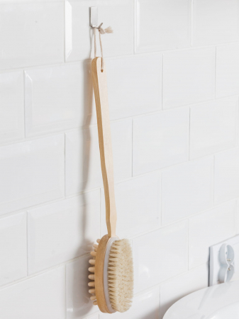 Perie cu maner de lemn pentru baie, York [5]