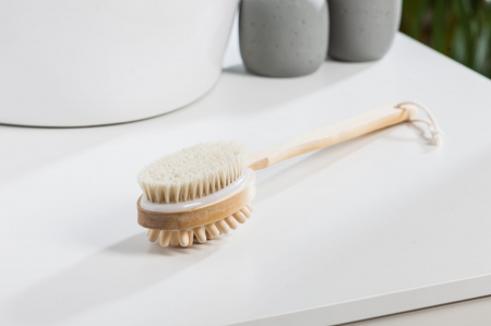 Perie cu maner de lemn pentru baie, York [8]