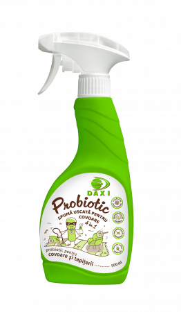 Detergenti BIO - Probiotic spuma uscata pentru covoare, 4 în1, 500 ml