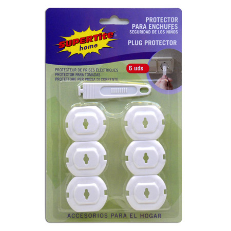 Articole Menaj & Accesorii pentru Casa - Protectie priza electrica, cu cheie 6buc SUPERTITE