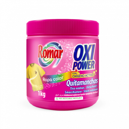 Detergenti Rufe & Intretinere Textile - Pudra indepartare pete cu oxigen activ,rufe colorate,1kg