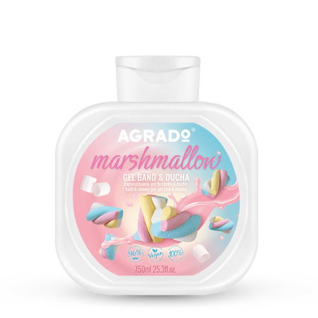 Cosmetice & Ingrijire Personala - Gel de dus Marshmallow, 750ml, Agrado
