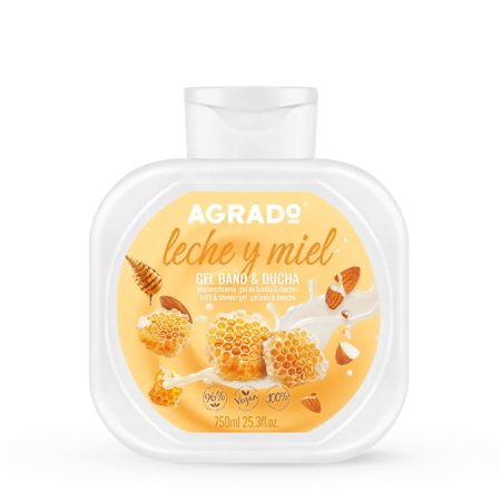 Cosmetice & Ingrijire Personala - Gel de dus Milk and Honey 750ml Agrado