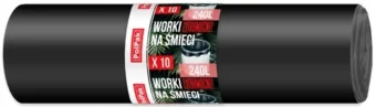Articole Menaj & Accesorii pentru Casa - Saci menajeri negri 240L, super rezistenti 10/set