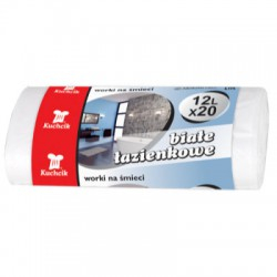 Articole Menaj & Accesorii pentru Casa - Saci menajeri,12l,alb,20 buc