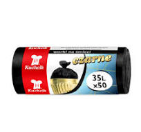 Saci si manusi menaj, folii alimentare si hartie de copt - Saci menajeri,35l,negri 35L, super rezistenti 50/set