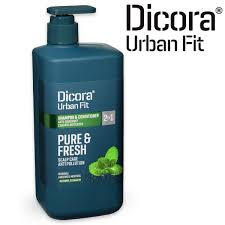 Cosmetice pentru barbati - Sampon pentru par antimatreata Pure&Fresh 2 in 1, Moringa, Ginseng si Mentol 800ml