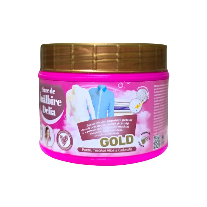 Detergenti Rufe & Intretinere Textile - Sare Înălbire – Albire delicată și îndepărtare eficientă a petelor 500 g
