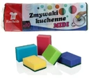 Bureti pentru vase si bucatarie - Set 10 bureti de vase Midi