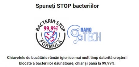 Set 10 bureti antibacteriene de vase  Bacteria Stop, York [1]