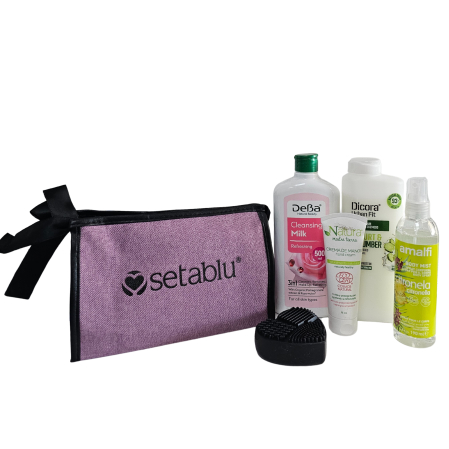 Set cadou borseta dama mov nr. 16