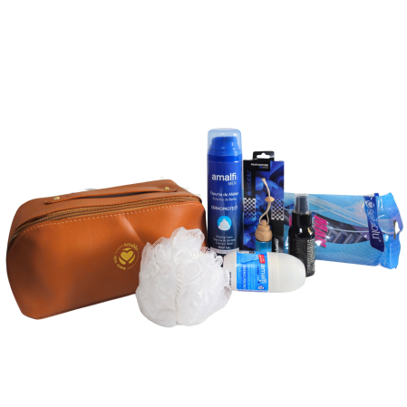 Set cadou borseta pentru barbati maro nr. 9