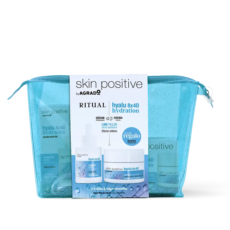 Recomandarea DAXI - Set cosmetic - ser si crema de fata hidratanta cu acid hialuronic, Ritual Skin, Agrado