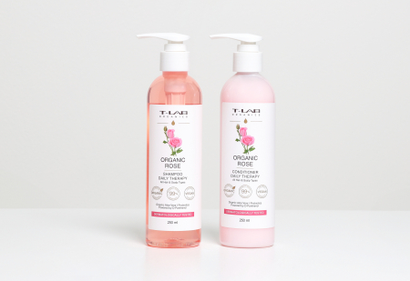 Set ingrijire par Sampon 250ml+Balsam 250ml cu extract de trandafir pentru toate tipurile de par si scalp [2]