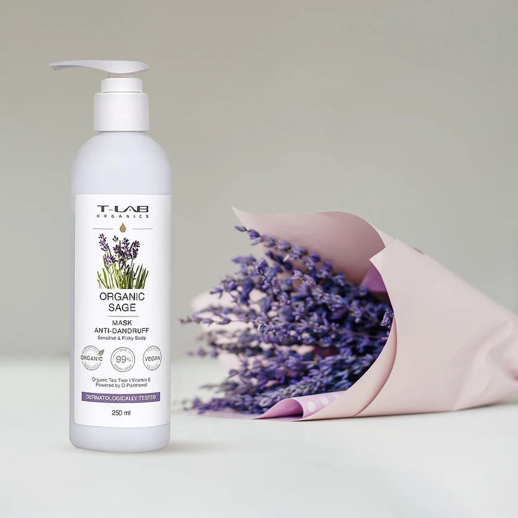 Set ingrijire par Sampon 250ml+Masca 250ml anti-matreata ,cu extract de salvie pentru scalp sensibil [3]