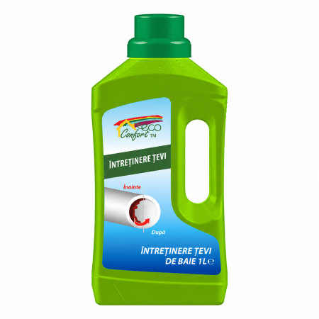 Fose Septice & Întreținere - Soluție pentru întreținerea țevilor de baie, 1 L, Eco Confort