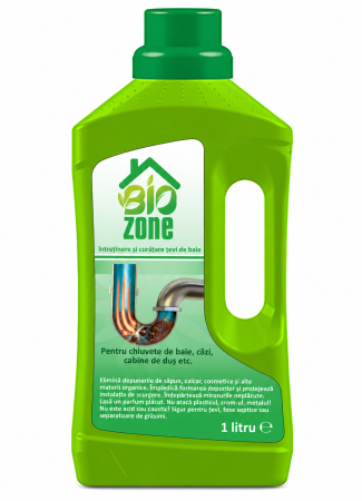 Fose Septice & Întreținere - Soluție pentru întreținerea țevilor de baie, 1 L, BioZone