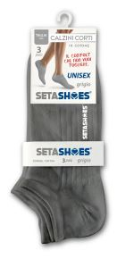 Textile - Sosete unisex, 3 perechi, marimea 38-41, gri