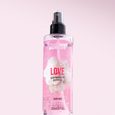 Spray de corp LOVE , aroma de Gardenie si Iasomie verde 240ml [2]