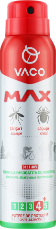 Antidaunatori si insecticide - Spray impotriva tantarilor si capuselor, 100 ml, formula imbogatita cu pantenol, VACO