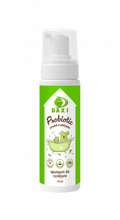 Detergenti BIO - Spuma de curatare probiotica  pentru animale de companie, 210ml