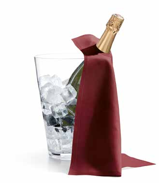 Suport din bumbac pentru sticle de vin, 40 x 40 cm, diferite culori, Roll Drap