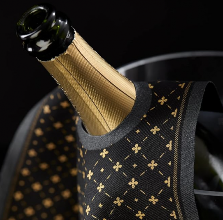 Articole Menaj & Accesorii pentru Casa - Suport din bumbac pentru sticle de vin 40x40, Lux Black