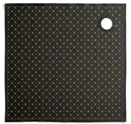 Suport din bumbac pentru sticle de vin 40x40, Lux Black [2]
