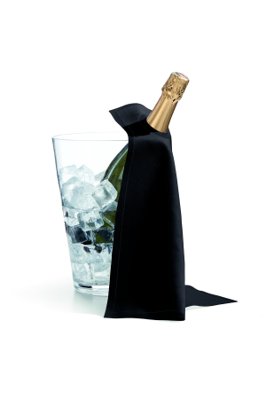 Articole Menaj & Accesorii pentru Casa - Suport din bumbac pentru sticle de vin 40x40, 12 buc, Negru, Roll Drap