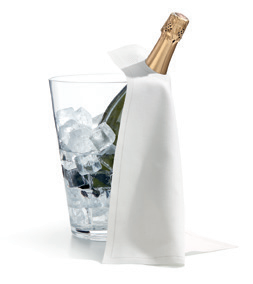 Articole HoReCa - Suport din bumbac pentru sticle de vin, 40x40, Alb, Roll Drap