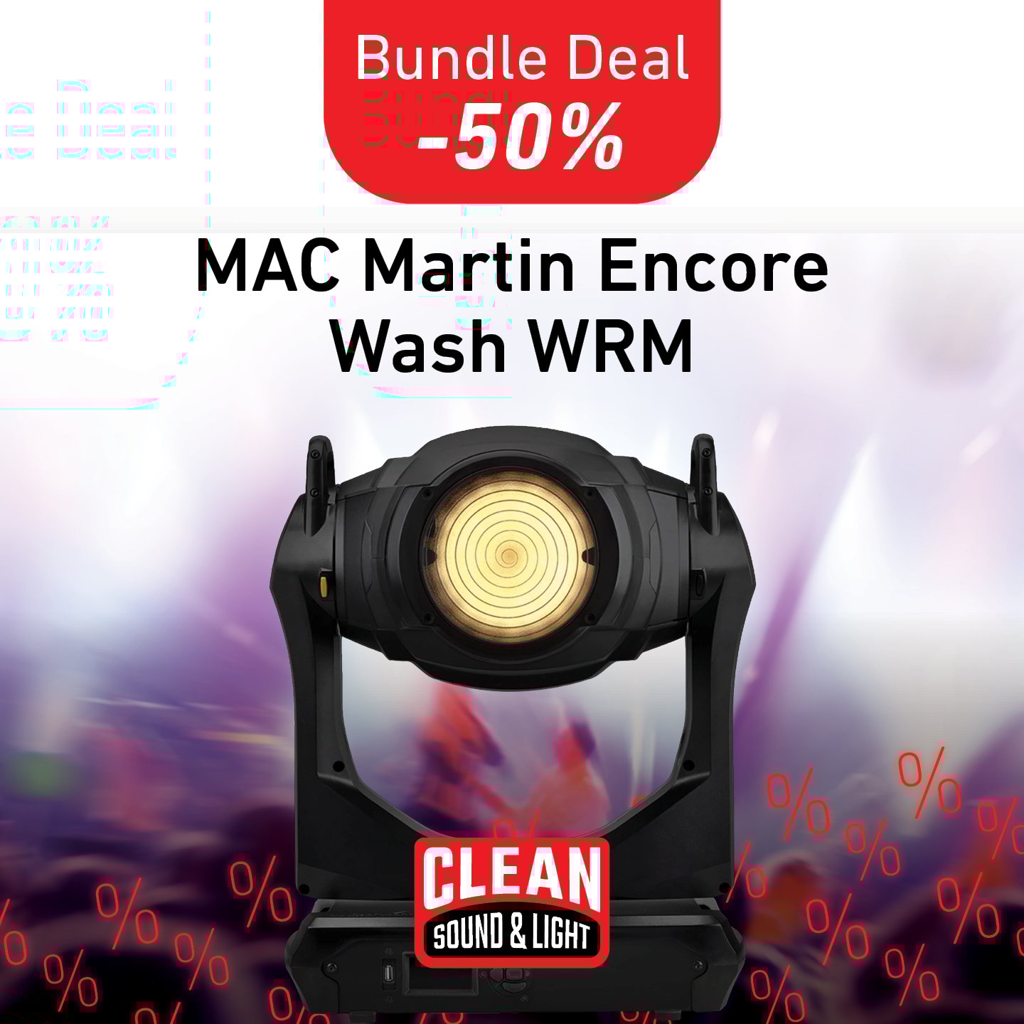Bundle Deal -50% OFF Martin MAC Encore Wash WRM - mobile