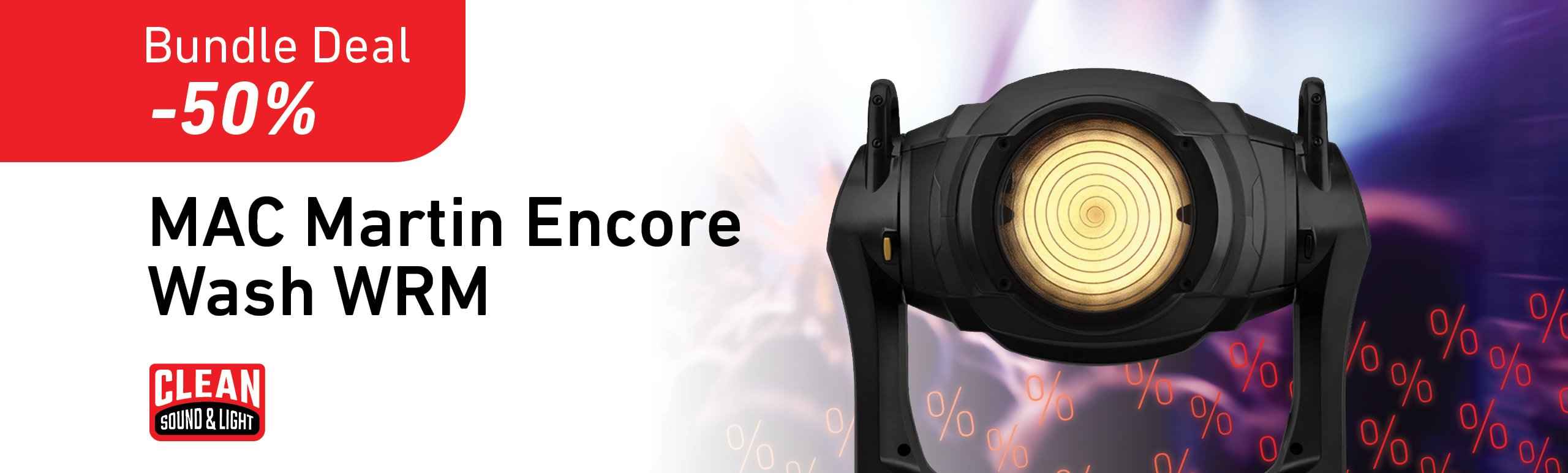 Bundle Deal -50% OFF Martin MAC Encore Wash WRM