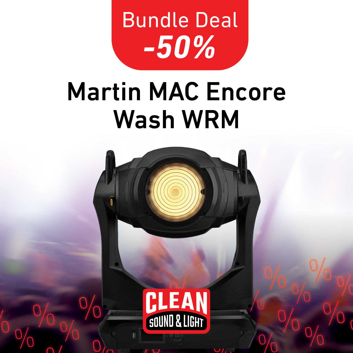 Bundle Deal -50% OFF Martin MAC Encore Wash WRM - mobile