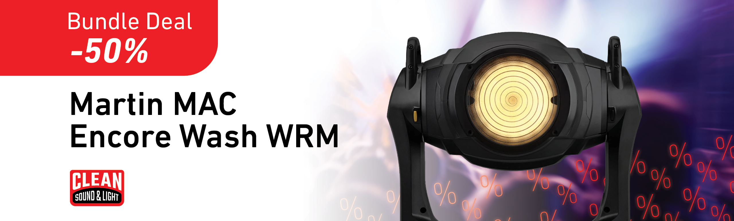 Bundle Deal -50% OFF Martin MAC Encore Wash WRM