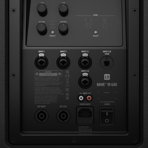 DAVE 15 G4X - Sistem de amplificare [7]